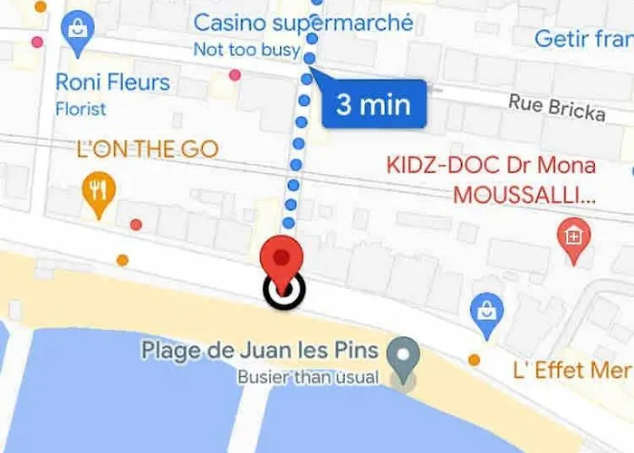 Апартаменти Air Conditioned Apartment, 3 Min Walk To The Beaches, Garage Антіб