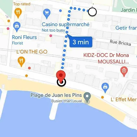 Apartamento Air Conditioned Apartment, 3 Min Walk To The Beaches, Garage Antibes